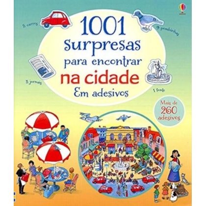 1001 SURPRESAS PARA ENCONTRAR NA CIDADE EM ADESIVO