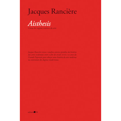 AISTHESIS: CENAS DO REGIME ESTÉTICO DA ARTE