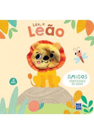 Amigos fantoches de dedo - Lex, o leão