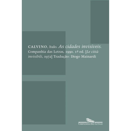 AS CIDADES INVISÍVEIS