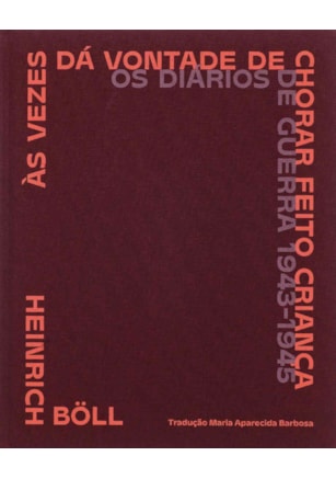 ÀS VEZES DÁ VONTADE DE CHORAR FEITO CRIANÇA