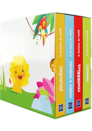 BOX O LIVRINHO DO BEBÊ: ANIMAIS/CONTRÁRIOS/PALAVRA