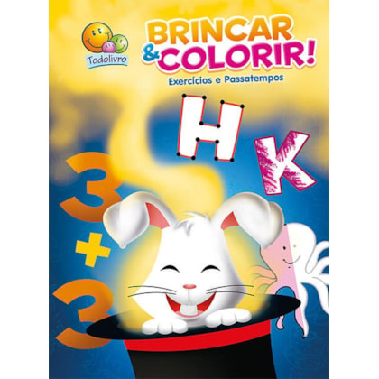 BRINCAR E COLORIR! AMARELO