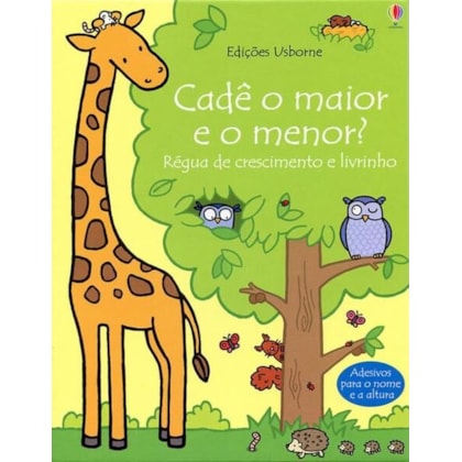 CADÊ O MAIOR E O MENOR? : RÉGUA DE CRESCIMENTO