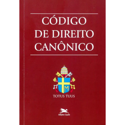 CÓDIGO DE DIREITO CANÔNICO (BOLSO COM CAPA CRISTAL)