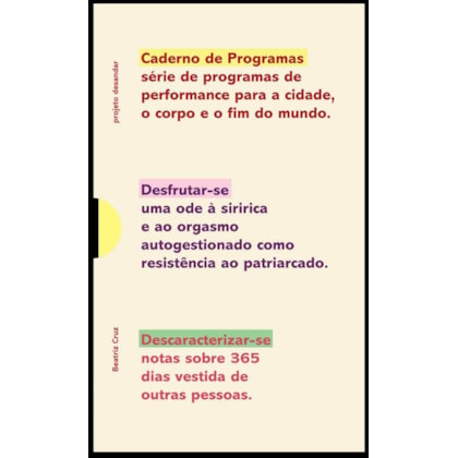 COLEÇÃO PROJETO DESANDAR