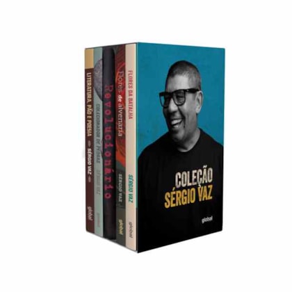 COLEÇÃO SERGIO VAZ + CAMISETA REVOLUCIONÁRIO