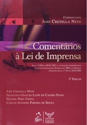COMENTÁRIOS A LEI DE IMPRENSA