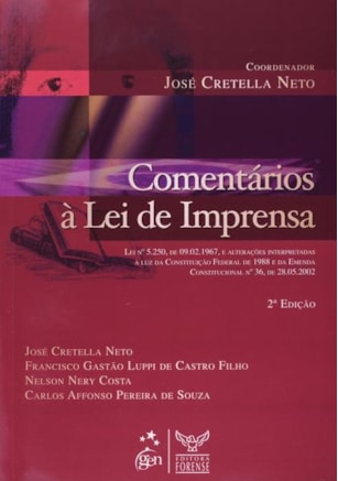 COMENTÁRIOS A LEI DE IMPRENSA