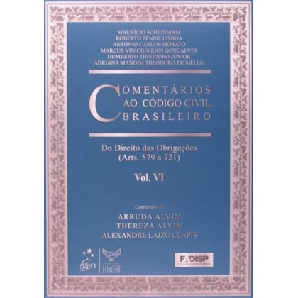 COMENTÁRIOS AO CÓDIGO CIVIL BRASILEIRO - ARTS. 579 A 721 VI - 1ª EDIÇÃO 2009