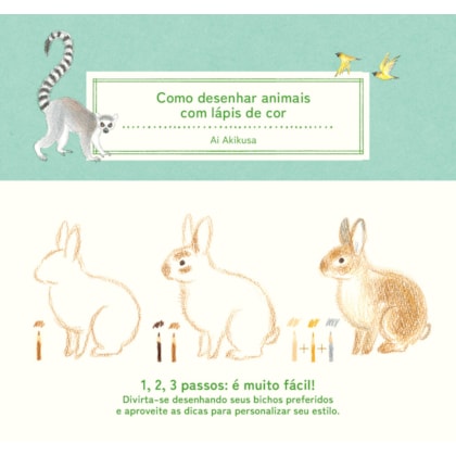 COMO DESENHAR ANIMAIS COM LÁPIS DE COR