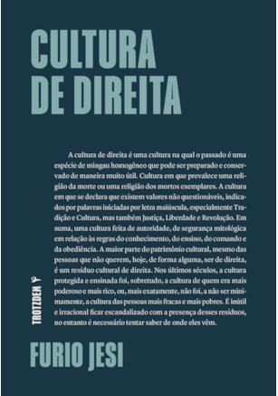 CULTURA DE DIREITA