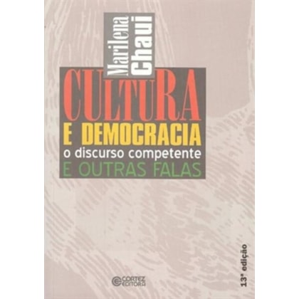 CULTURA E DEMOCRACIA