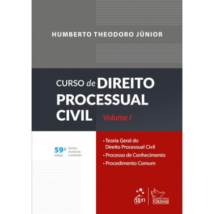 CURSO DE DIREITO PROCESSUAL CIVIL - VOLUME 1