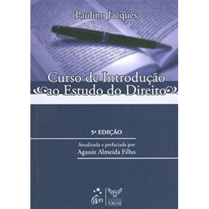 CURSO DE INTRODUÇÃO AO ESTUDO DO DIREITO
