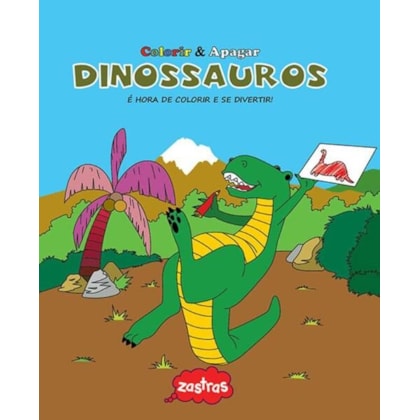 DINOSSAUROS : COLORIR&APAGAR
