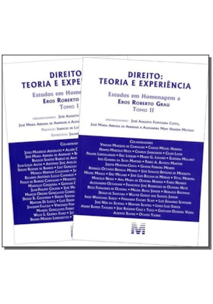 DIREITO: TEORIA E EXPERIÊNCIA - 2 TOMOS - 1 ED./2013