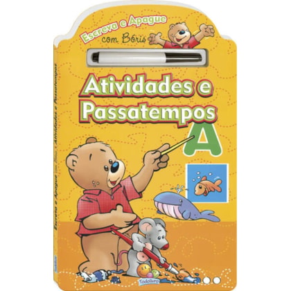 ESCREVA E APAGUE COM BÓRIS: ATIVIDADES E PASSATEMPOS