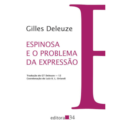 ESPINOSA E O PROBLEMA DA EXPRESSÃO