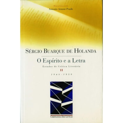 ESPÍRITO E A LETRA, VOL. II