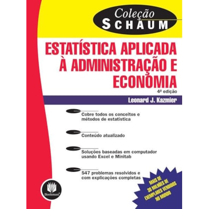 ESTATÍSTICA APLICADA À ADMINISTRAÇÃO E ECONOMIA
