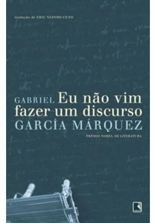 EU NÃO VIM FAZER UM DISCURSO