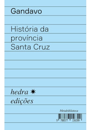 HISTÓRIA DA PROVÍNCIA DE SANTA CRUZ