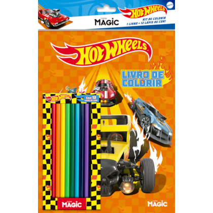 HOT WHEELS - LIVRO DE COLORIR