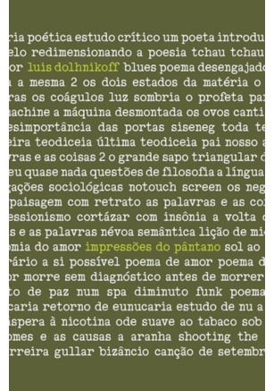 IMPRESSÕES DO PÂNTANO