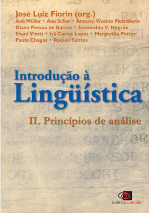 INTRODUÇÃO A LINGUÍSTICA II