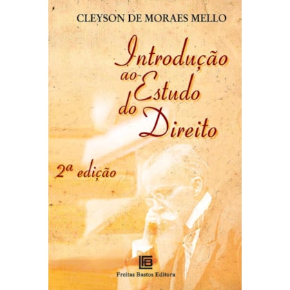 INTRODUÇÃO AO ESTUDO DO DIREITO