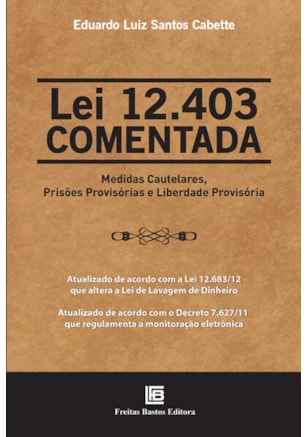 LEI 12.403 COMENTADA