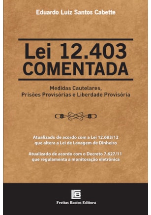 LEI 12.403 COMENTADA