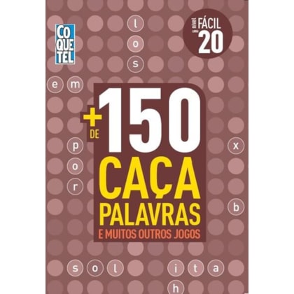 LIVRO COQUETEL + 150 CAÇAS 20