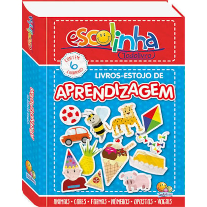LIVRO-ESTOJO DE APRENDIZAGEM - KIT C/06 UND (ESCOLINHA T)