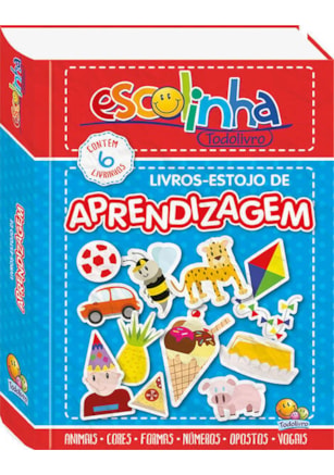 LIVRO-ESTOJO DE APRENDIZAGEM - KIT C/06 UND (ESCOLINHA T)