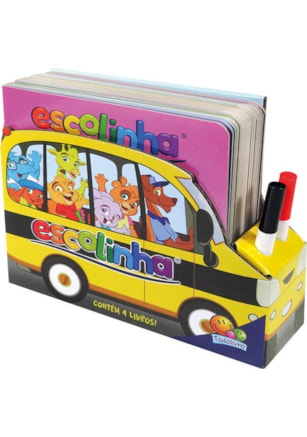 LIVROS-VEÍCULOS: KIT C/04 UND (ESCOLINHA TODOLIVRO)