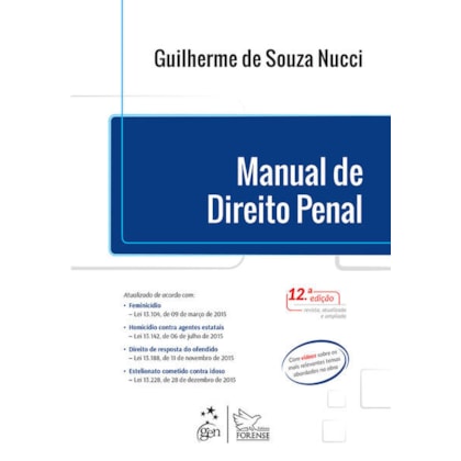 MANUAL DE DIREITO PENAL