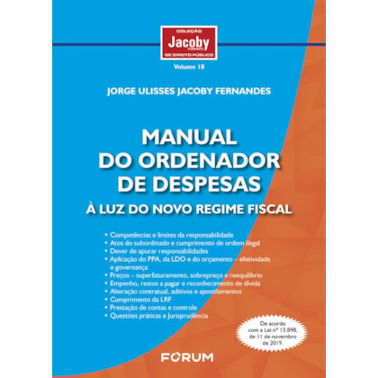 MANUAL DO ORDENADOR DE DESPESAS