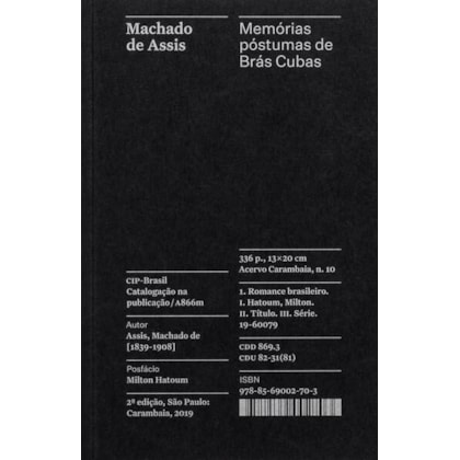 MEMÓRIAS PÓSTUMAS DE BRÁS CUBAS - COLEÇÃO ACERVO