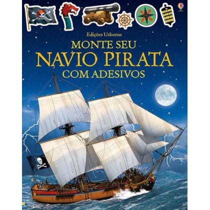 MONTE SEU NAVIO PIRATA COM ADESIVOS