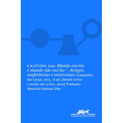 MUNDO ESCRITO E MUNDO NÃO ESCRITO