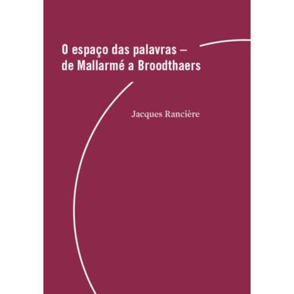 O ESPAÇO DAS PALAVRAS