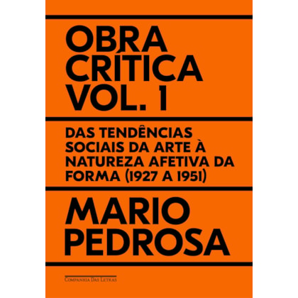 OBRA CRÍTICA, VOL. 1