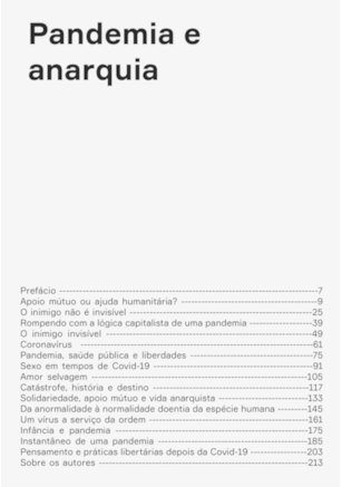 PANDEMIA E ANARQUIA