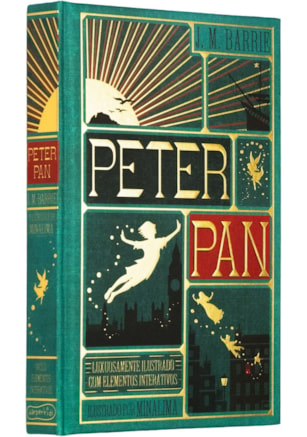 PETER PAN – EDIÇÃO DE LUXO ILUSTRADA E COM ELEMENTOS INTERATIVOS DO ESTÚDIO MINALIMA