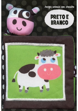 PRETO E BRANCO: AMIGOS ANIMAIS COM CHOCALHO