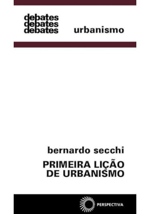 PRIMEIRA LIÇÃO DE URBANISMO