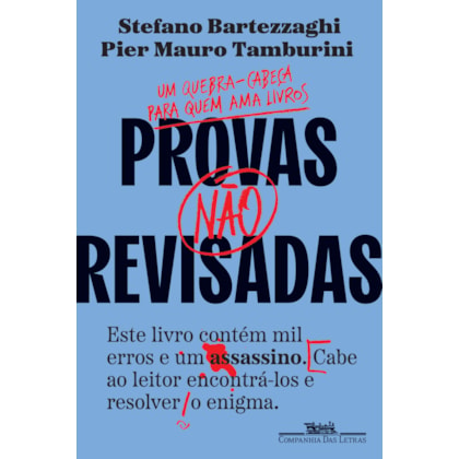 PROVAS NÃO REVISADAS - UM QUEBRA-CABEÇA PARA QUEM AMA LIVROS