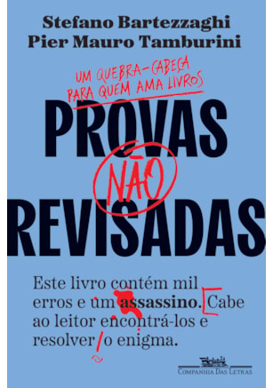 PROVAS NÃO REVISADAS - UM QUEBRA-CABEÇA PARA QUEM AMA LIVROS